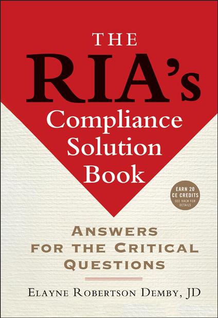 The RIA's Compliance Solution Book