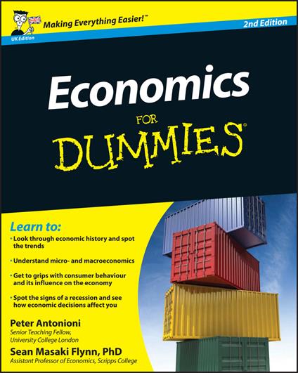 Economics For Dummies - Peter Antonioni,Sean Masaki Flynn - cover