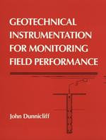 Geotechnical Instrumentation for Monitoring Field Performance