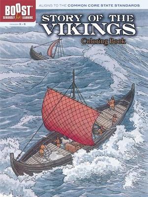 Story of the Vikings Coloring Book - A. G. Smith - cover