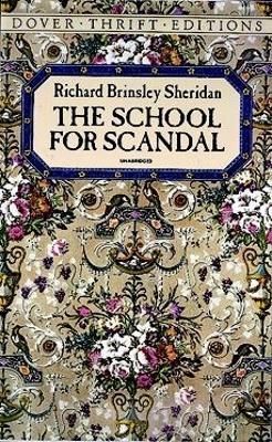 The School for Scandal - Richard Brinsley Sheridan - cover