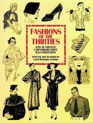 Fashions of the Thirties: 476 Authentic Copyright-Free Illustrations - Carol Belanger Grafton - cover