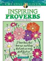 Creative Haven Inspiring Proverbs Coloring Book