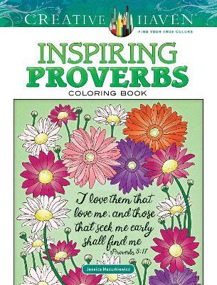 Creative Haven Inspiring Proverbs Coloring Book - Jessica Mazurkiewicz - cover