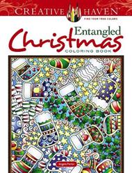 Creative Haven Entangled Christmas Coloring Book