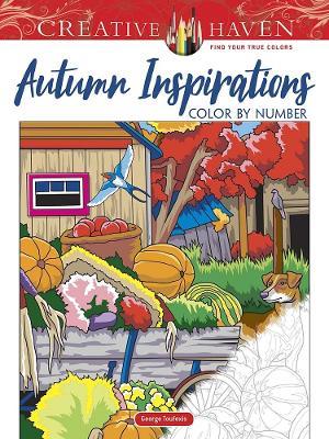 Creative Haven Autumn Inspirations Color by Number - George Toufexis - cover
