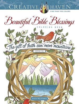 Creative Haven Beautiful Bible Blessings Coloring Book - Jessica Mazurkiewicz - cover