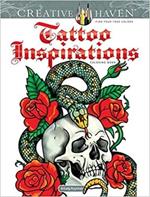 Creative Haven Tattoo Inspirations Coloring Book