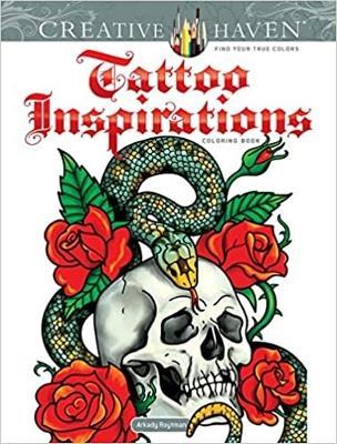 Creative Haven Tattoo Inspirations Coloring Book - Arkady Roytman - cover