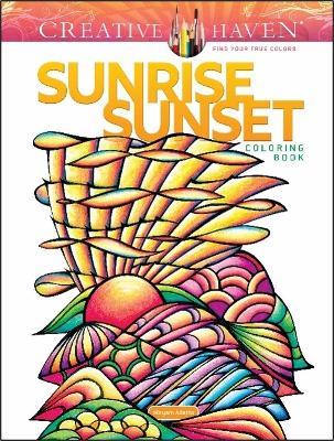 Creative Haven Sunrise Sunset Coloring Book - Miryam Adatto - cover