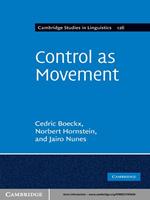 Control as Movement