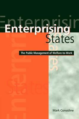 Enterprising States: The Public Management of Welfare-to-Work - Mark Considine - cover