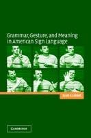 Grammar, Gesture, and Meaning in American Sign Language - Scott K. Liddell - cover