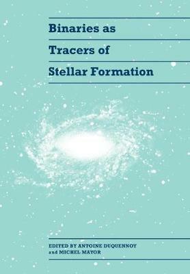 Binaries as Tracers of Stellar Formation - cover