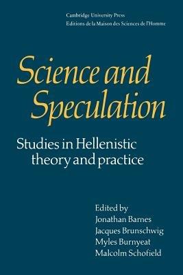 Science and Speculation - Jonathan Barnes,J. Brunschwig - cover