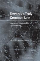 Towards a Truly Common Law: Europe as a Laboratory for Legal Pluralism - Mireille Delmas-Marty - cover