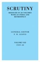 Scrutiny: A Quarterly Review vol 8. 1939-40 - cover