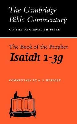 The Book of the Prophet Isaiah, 1-39 - cover