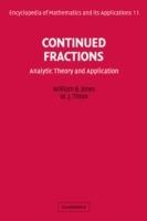 Continued Fractions: Analytic Theory and Applications - William B. Jones,W. J. Thron - cover