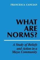 What Are Norms?: A Study of Beliefs and Action in a Maya Community - Francesca M. Cancian - cover