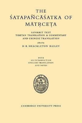 The Satapancasatka of Matrceta - D. R. Shackleton Bailey - cover