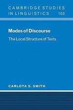 Modes of Discourse: The Local Structure of Texts