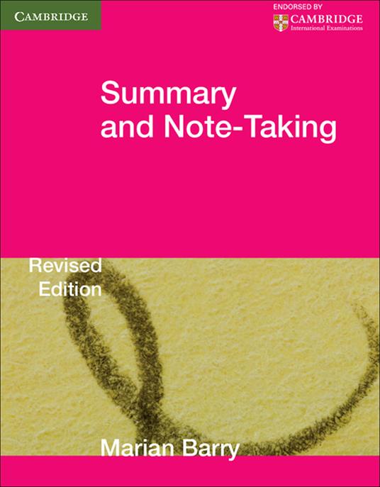 Summary and Note-Taking - Marian Barry - cover