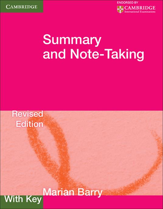 Summary and Note-Taking with key - Marian Barry - cover