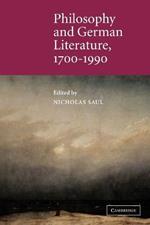 Philosophy and German Literature, 1700-1990