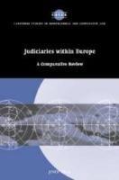 Judiciaries within Europe: A Comparative Review - John Bell - cover