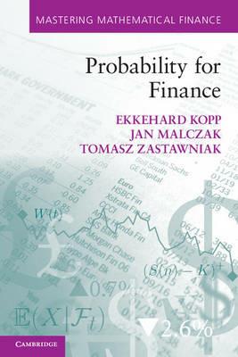 Probability for Finance - Ekkehard Kopp,Jan Malczak,Tomasz Zastawniak - cover