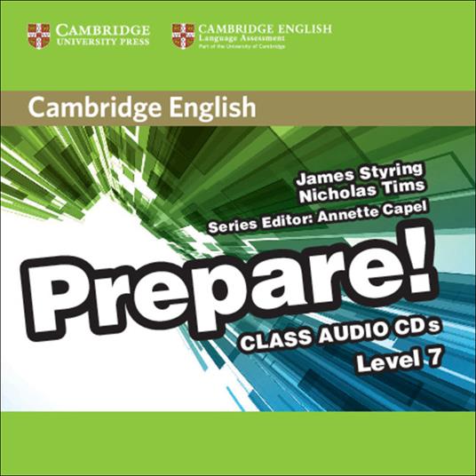  Cambridge English Prepare! Level 7. Audio CDs.