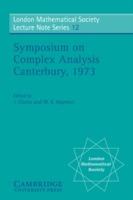 Proceedings of the Symposium on Complex Analysis Canterbury 1973