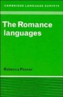 The Romance Languages - Rebecca Posner - cover