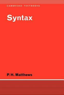 Syntax - P. H. Matthews - cover