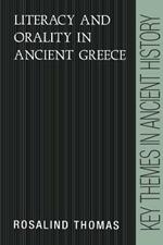 Literacy and Orality in Ancient Greece