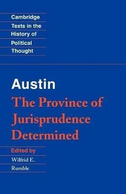 Austin: The Province of Jurisprudence Determined - John Austin - cover