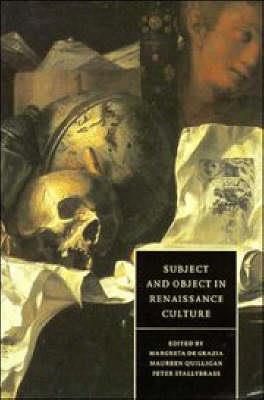 Subject and Object in Renaissance Culture - cover