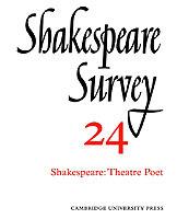 Shakespeare Survey - cover