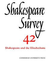 Shakespeare Survey - cover