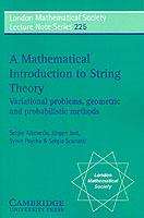 A Mathematical Introduction to String Theory: Variational Problems, Geometric and Probabilistic Methods - Sergio Albeverio,Jurgen Jost,Sylvie Paycha - cover