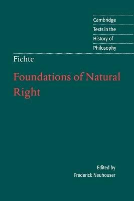 Foundations of Natural Right - J. G. Fichte - cover