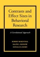 Contrasts and Effect Sizes in Behavioral Research: A Correlational Approach