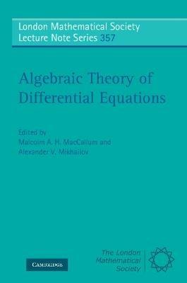 Algebraic Theory of Differential Equations - cover