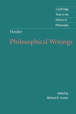 Herder: Philosophical Writings - Johann Gottfried von Herder - cover