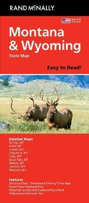 Rand McNally Easy to Read: Montana, Wyoming State Map - Rand McNally - cover