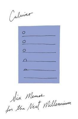 Six Memos for the Next Millennium - Italo Calvino - cover