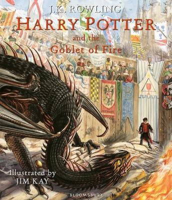 Harry Potter and the Goblet of Fire: The Illustrated Edition (Harry Potter, Book 4): Volume 4 - J K Rowling - cover