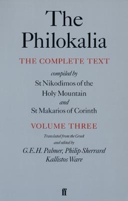 The Philokalia Vol 3 - G. E. H. Palmer - cover