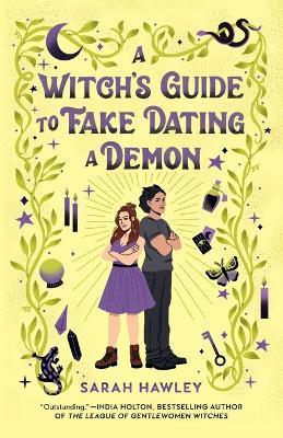 A Witch's Guide to Fake Dating a Demon - Sarah Hawley - cover